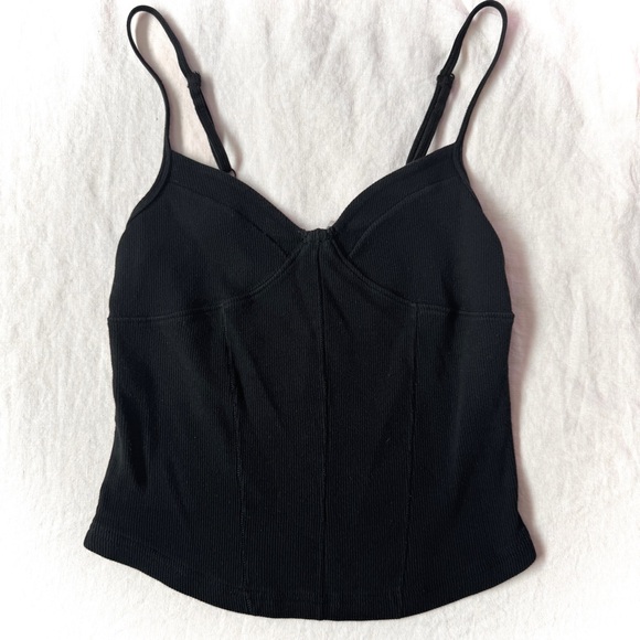 🎄Free People Intimately More In Love Corset Cami - Black - Picture 5 of 11